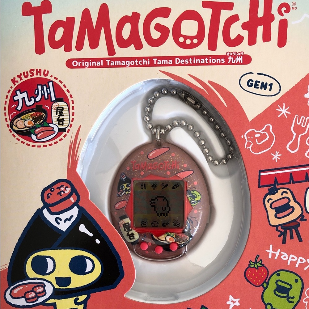 Original Tamagotchi Tama Destinations Kyushu 🍜🥘🍥🥚🍡✨✨